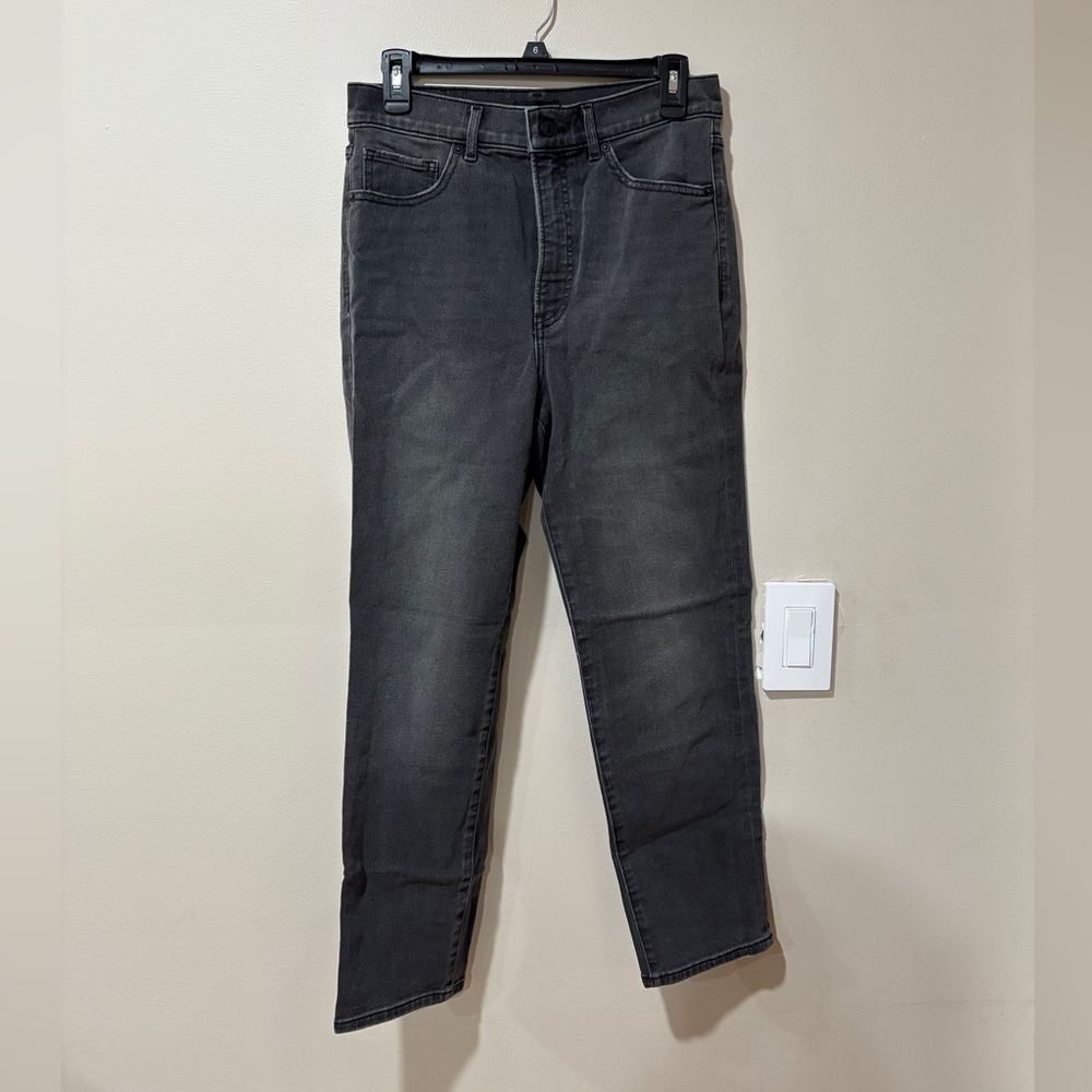 Express Distressed Black Denim Jeans